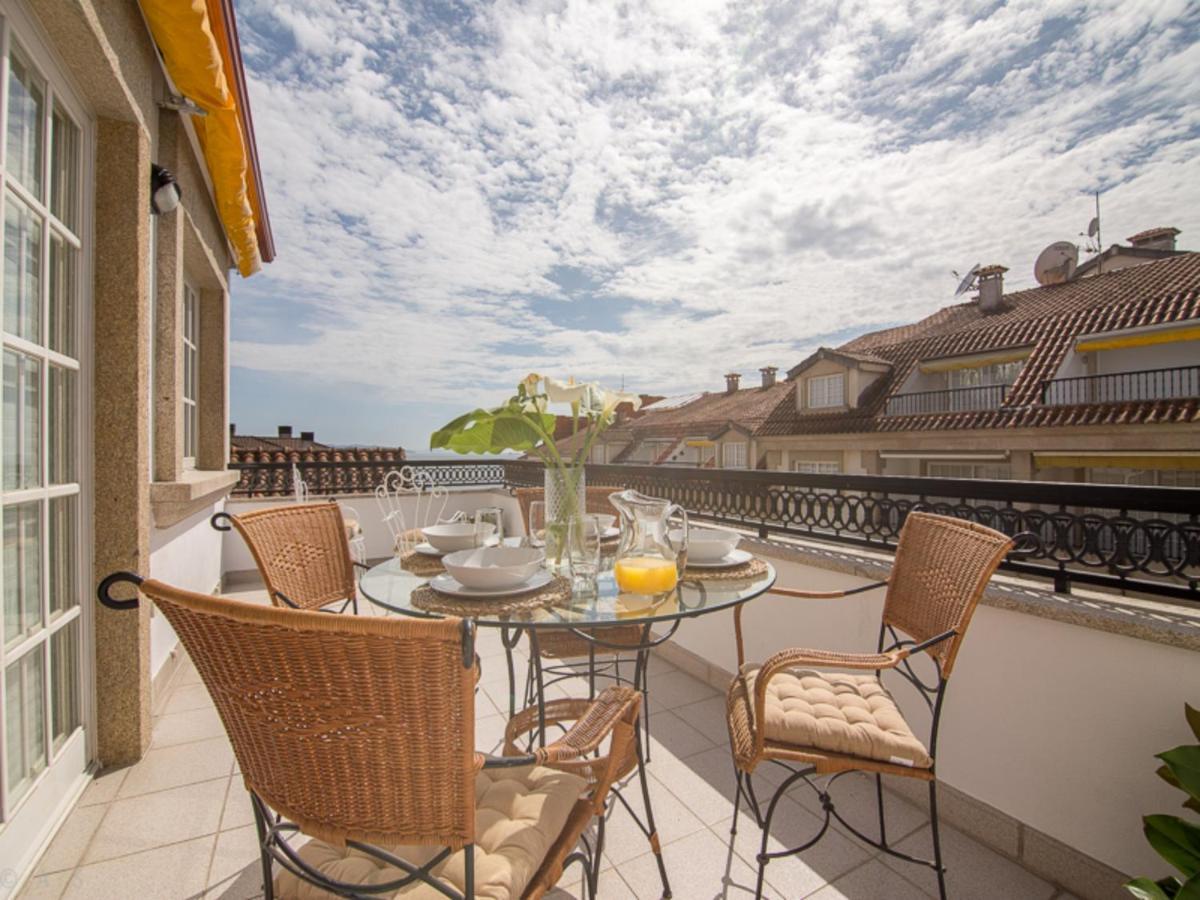 Desconectaengalicia Atico Vidal Rocha, Terraza Y Vistas Apartment Sanxenxo Bagian luar foto